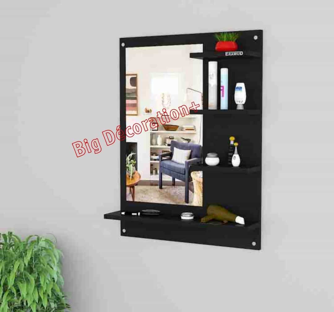Miroir Salle de bain S Noir