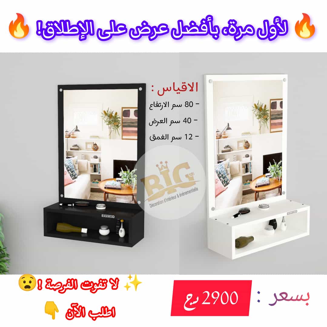 💡 خزانة جدارية مع مرآة مُدمجة 💡 MS